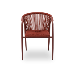 Technoratanová stolička LUIGI červená