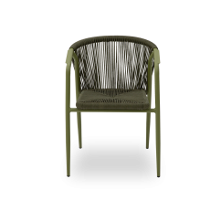 Technoratanová stolička LUIGI zelená