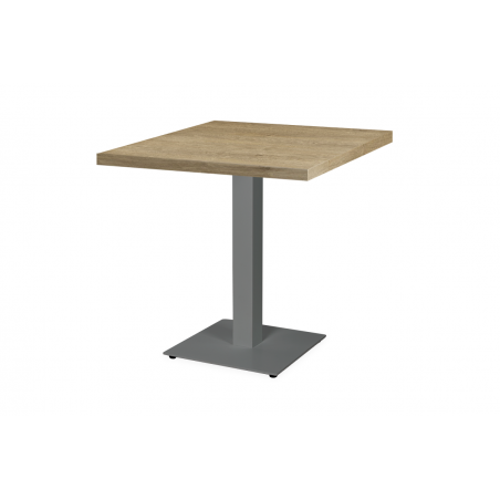 Bistro Stôl ALFA S šedá 80x80 Lyrický dub