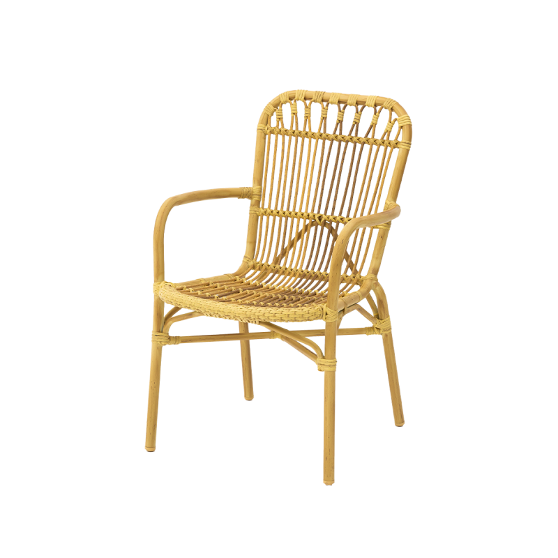 Technoratanová stolička BAMBOO béžová