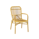 Technoratanová stolička BAMBOO béžová