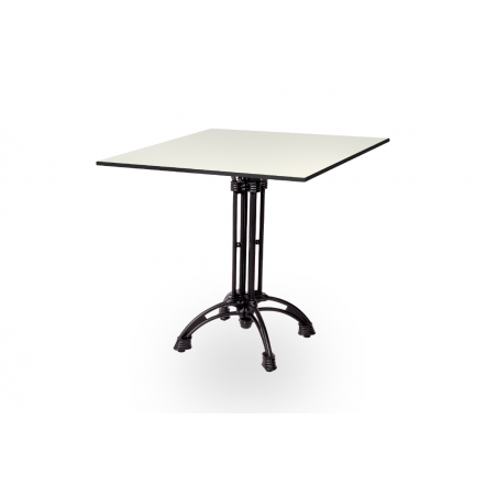 Stôl Do Pivných záhrad RUSTICAL hpl doska 69x69 Klasická biela