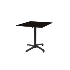 Stôl Do Pivných záhrad CROSS COMFORT hpl doska 69x69 hlboká čierna