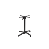 Stôl Do Pivných záhrad CROSS COMFORT hpl doska 69x69 hlboká čierna
