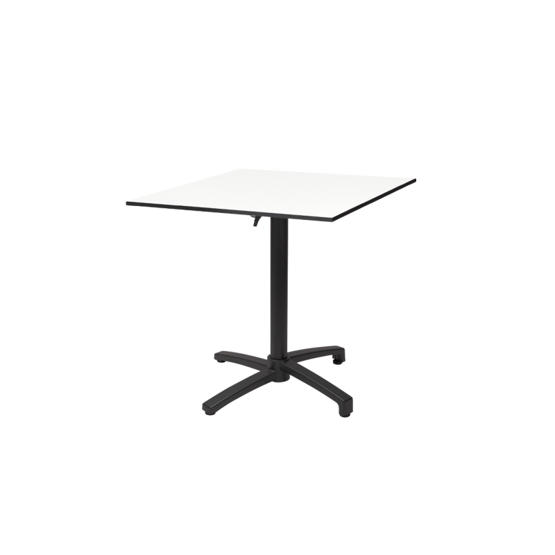 Stôl Do Pivných záhrad CROSS COMFORT hpl doska 69x69 klasická biela