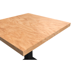 Kaviarenský stôl ALFA FOLD s drevenou dyhovanou doskou