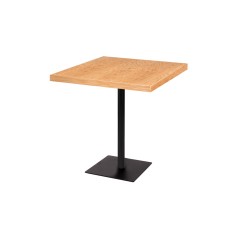 Kaviarenský stôl ALFA FOLD s drevenou dyhovanou doskou