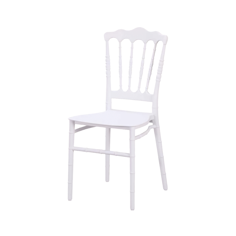 Svadobné stoličky CHIAVARI NAPOLEON SIMPLE biela