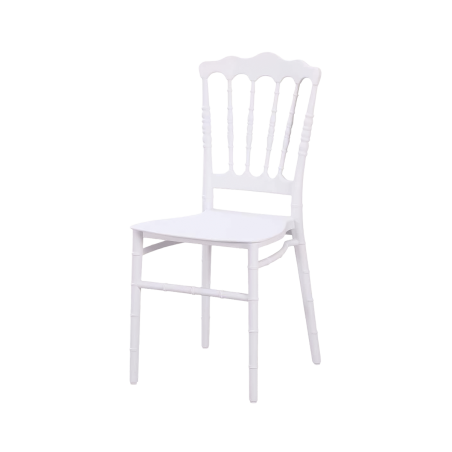 Svadobné stoličky CHIAVARI NAPOLEON SIMPLE biela