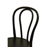 Drevená reštauračná stolička MONET 18 čierna