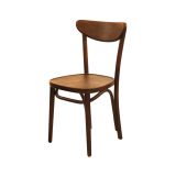 Drevená reštauračná stolička BOOMERANG orechové