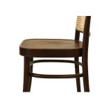 Drevená reštauračná stolička LOOMI 811 Rattan orechové