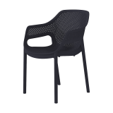 Stolička do pivných záhrad AERO čierna