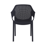 Stolička do pivných záhrad AERO čierna