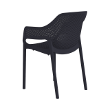 Stolička do pivných záhrad AERO čierna