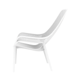 Stolička do pivných záhrad AERO LUNGO biela