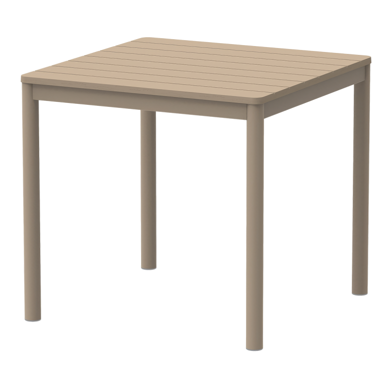 Stôl do pivných záhrad TERRAZZA 80x80 béžový