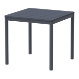 Stôl do pivných záhrad TERRAZZA 80x80 tmavosivý