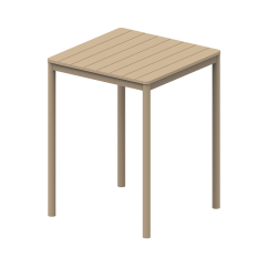 Stôl do pivných záhrad TERRAZZA BAR 80x80 béžový