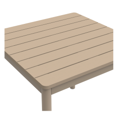 Stôl do pivných záhrad TERRAZZA BAR 80x80 béžový