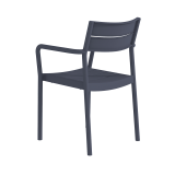 Stolička do pivných záhrad CAPRI ARM tmavosivá