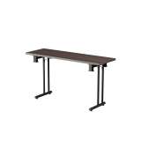 Skladací stôl FOLD-L BL 138x45 Tmavý orech