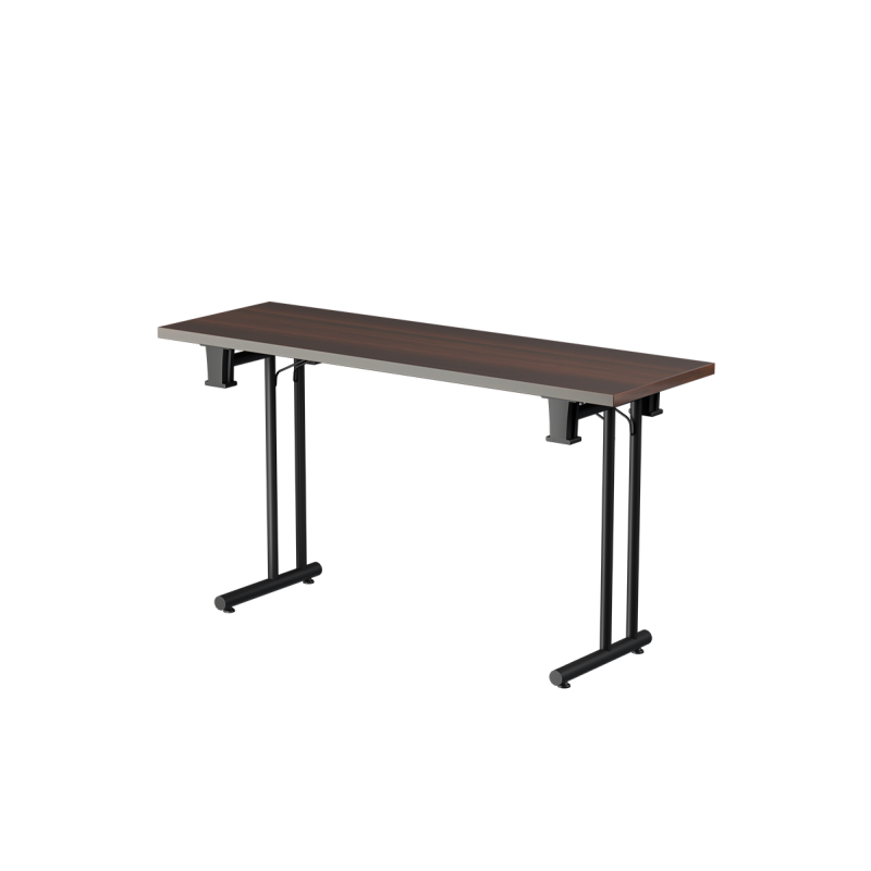 Skladací stôl FOLD-L BL 138x45 Tmavý orech