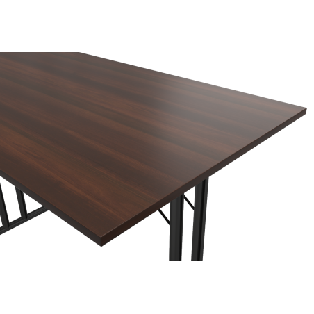 Skladací stôl FOLD-L BL 138x45 Tmavý orech