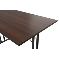 Skladací stôl FOLD-L BL 138x45 Tmavý orech