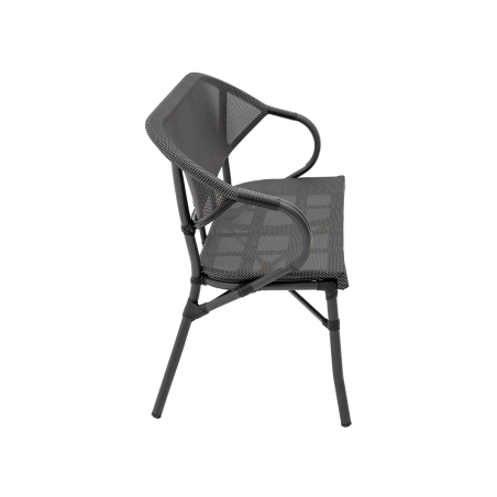 Technorattanová lavica CAMILLO BENCH grafitová