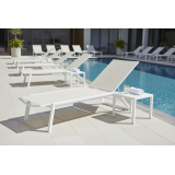 Hliníkové bazénové lehátko RIVIERA béžové