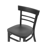 Drevená reštauračná stolička EPIC čierna