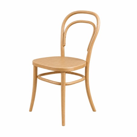 Drevená reštauračná stolička ICONIC prírodná