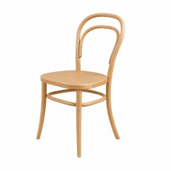Drevená reštauračná stolička ICONIC prírodná