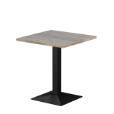 Bistro Stôl GIZA 68x68 dub cortona so svetlou drevenou hranou