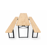 Pivný set WOODY SOLID 220x50 borovicový