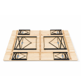 Pivný set WOODY SOLID 220x70 borovicový