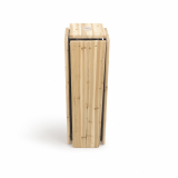 Stôl do pivných záhrad WOODY CROSS 241x241 jedľa